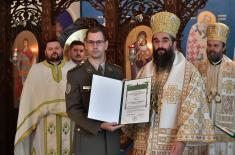 Order of Saint Simeon the Myrrh-Gusher awarded to the Guard of the Serbian Armed Forces