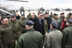 President Vučić: New helicopters are the guardians of our country and sky