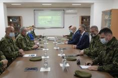Minister Stefanović visits University of Defence