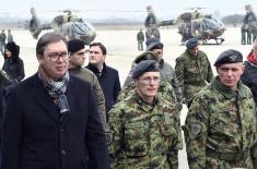 Predsednik Vučić: Novi helikopteri su čuvari naše zemlje i neba