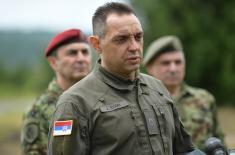 Minister Vulin: All units of the Serbian Armed Forces are constantly trained