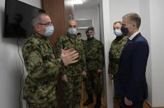 Minister Stefanović visits University of Defence