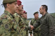 Minister Vulin: Our armed forces are trained every day