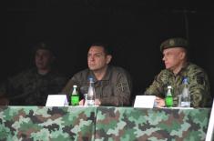 Minister Vulin: Our armed forces are trained every day