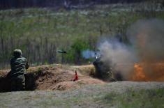 The March generation of soldiers successfully fired from 64 mm M80 hand-held rocket launchers