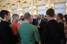 Minister Stefanović presents scholarships to 23 young people