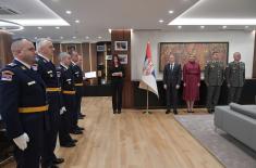 Minister Stefanović presents decrees on promotions and appointments