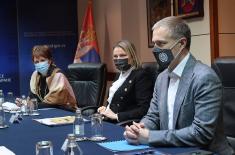 Састанак министра Стефановића са представницима Удружења пензионисаних подофицира  