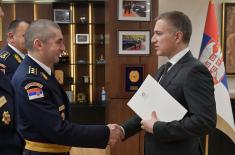 Minister Stefanović presents decrees on promotions and appointments