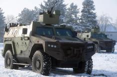 Ten new “Miloš“ armoured combat vehicles for 72nd Brigade