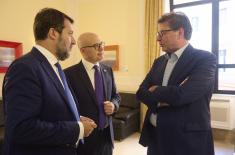Minister Vučević Meets Salvini 