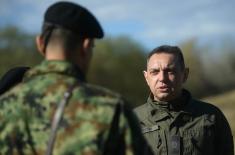 Minister Vulin: Serbian Armed Forces are Daily Trained