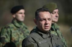 Minister Vulin: Serbian Armed Forces are Daily Trained