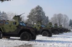 Ten new “Miloš“ armoured combat vehicles for 72nd Brigade