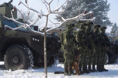Ten new “Miloš“ armoured combat vehicles for 72nd Brigade