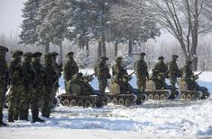 Ten new “Miloš“ armoured combat vehicles for 72nd Brigade