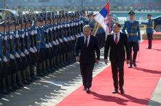 Ceremonial Reception of Minister of Defence of Russian Federation