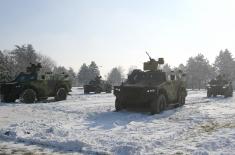 Ten new “Miloš“ armoured combat vehicles for 72nd Brigade