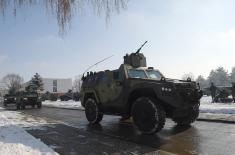 Ten new “Miloš“ armoured combat vehicles for 72nd Brigade