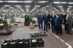 Minister Vučević visits Prva Petoletka Ltd