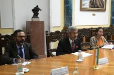 Minister Vulin meets Indian Minister of External Affairs Jaishankar