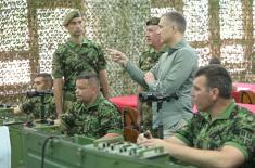 Minister Stefanović Visits 1st Army Brigade Members in Bačka Topola