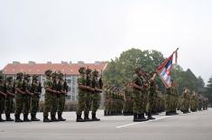 Primopredaja dužnosti komandanta Kadetske brigade Vojne akademije