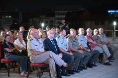 First release of videos promoting voluntary military service on the roof terrace of the Central Military Club