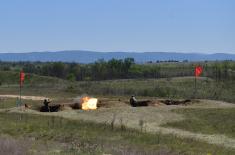 The March generation of soldiers successfully fired from 64 mm M80 hand-held rocket launchers