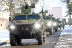 Ten new “Miloš“ armoured combat vehicles for 72nd Brigade