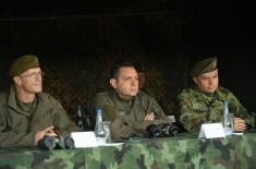 Minister Vulin: Serbian Armed Forces growing stronger by the day