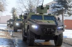 Ten new “Miloš“ armoured combat vehicles for 72nd Brigade