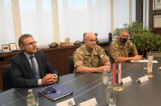 Minister Stefanović in talks with Chief of Cypriot National Guard