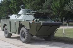Serbian Armed Forces receive 30 T-72MS tanks and 30 BRDM-2MS armoured reconnaissance vehicles