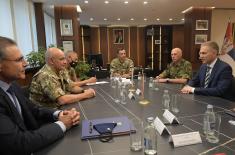 Minister Stefanović in talks with Chief of Cypriot National Guard