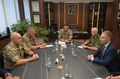 Minister Stefanović in talks with Chief of Cypriot National Guard