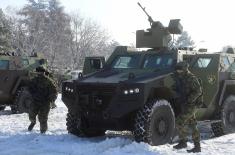 Ten new “Miloš“ armoured combat vehicles for 72nd Brigade