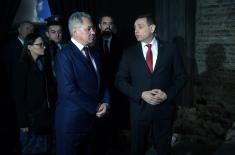 Ministers Shoygu and Vulin at Exhibition “Defence 78”