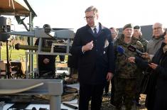 President Vučić in Nikinci: We are accelerating the modernisation of the Serbian Armed Forces