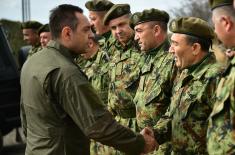 Minister Vulin: Serbian Armed Forces growing stronger by the day