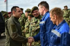 Minister Vulin: Serbian Armed Forces growing stronger by the day