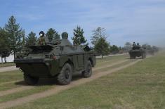 Serbian Armed Forces receive 30 T-72MS tanks and 30 BRDM-2MS armoured reconnaissance vehicles