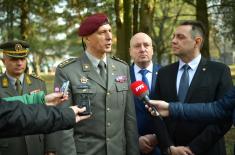 Minister Vulin at the Celebration of Slava (Patron Saint Day) of the Special Brigade