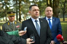 Minister Vulin at the Celebration of Slava (Patron Saint Day) of the Special Brigade