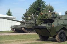 Serbian Armed Forces receive 30 T-72MS tanks and 30 BRDM-2MS armoured reconnaissance vehicles