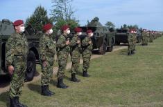 Serbian Armed Forces receive 30 T-72MS tanks and 30 BRDM-2MS armoured reconnaissance vehicles