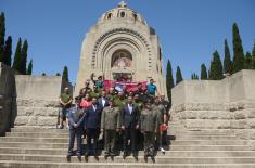 Delegation of Ministry of Defence Visits Kajmakčalan and Zeitenlik