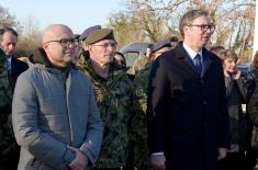 President Vučić in Nikinci: We are accelerating the modernisation of the Serbian Armed Forces