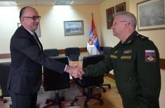 Assistant Minister Ranković meets with newly appointed Russian Defence Attaché, General Zinchenko