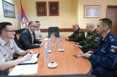 Assistant Minister Ranković meets with newly appointed Russian Defence Attaché, General Zinchenko